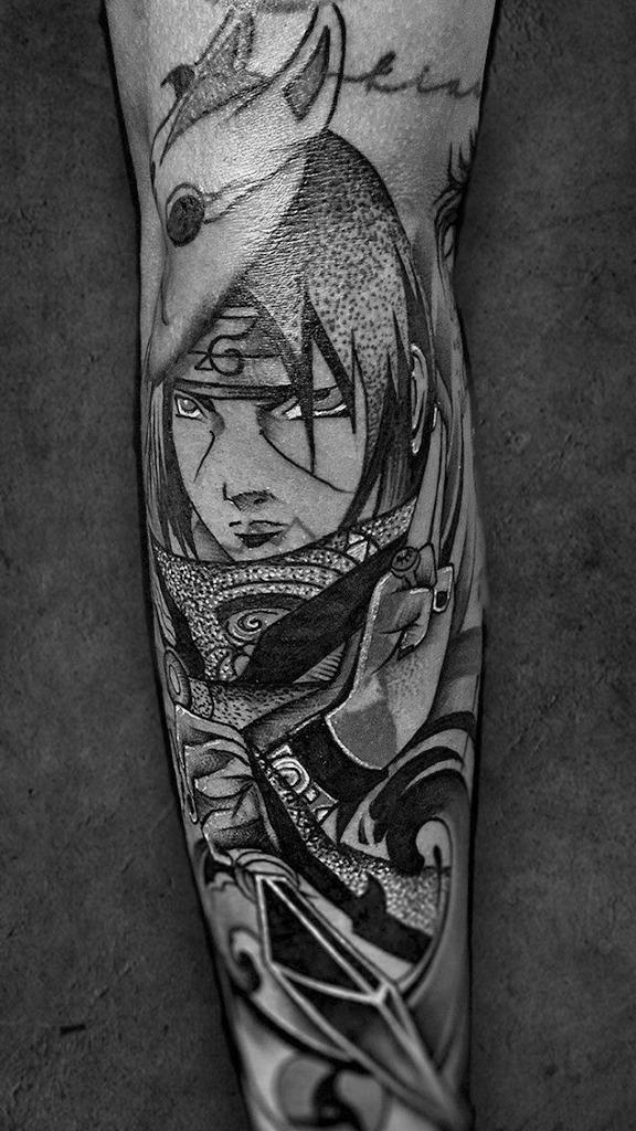 Anime tattoo tattoo art in kolkata